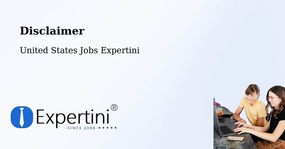 Disclaimer – Berwyn - United States Jobs Expertini